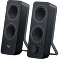 Logitech Computer Speakers, w/Bluetooth, 3-1/2"x4-9/10"x9-1/2", 2/ST, BK 4PK LOG980001294